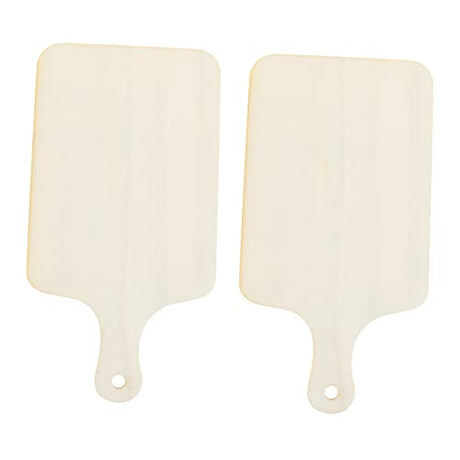 COHEALI 2pcs Diy Tray Pizza Tools Ketchup Bottles Squeeze Small Serving Board Pizza Paddle 14 Inch Unfinished Wood Paddle Unfinished Cutting Board COHEALI