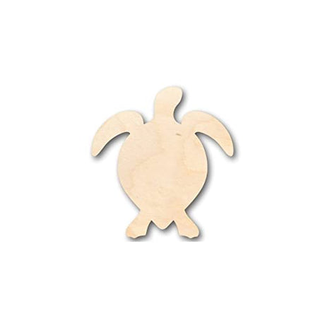 Unfinished Wood Sea Turtle Shape - Ocean - Nursery - Craft - up to 24" DIY 42" / 3/4" 24 Hour Crafts