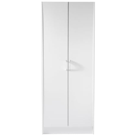 VEVOR Food Storage Cabinet, Freestanding Pantry with 2 Adjustable Shelves Engineered Wood Utility for Kitchen, Laundry, Dining Room, White VEVOR