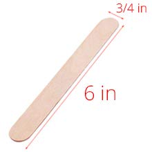 Tachibelle 100 Piece Jumbo Craft Sticks, Premium Wood for Building, Mixing, and Creating Craft Projects Tachibelle