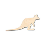 Wallaby Wood Craft,Unfinished Wooden Cutout Art,DIY Wood Sign, Inspirational Farmhouse Wall Plaque,Rustic Home Decor for Laundry Room Bathroom Arupkeer