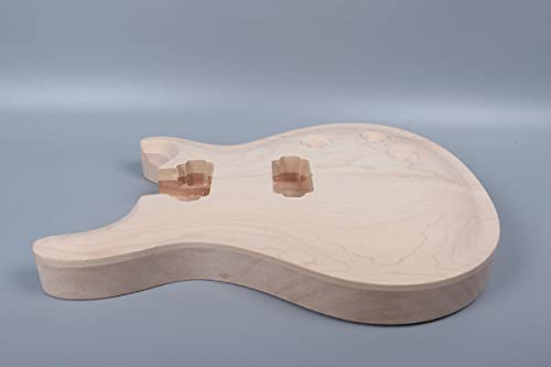 Electric guitar body Blank Maple Mahogany Solid wood Set In DIY Electric Guitar Body Unfinished For PRS Style Guitar body Replacement - WoodArtSupply