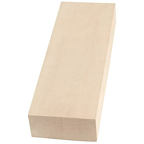 JAPCHET 2 Packs 10 x 3.5 x 1.7 Inch Basswood Carving Blocks, Natural Carving Blocks, Unfinished Basswood Blocks for Carving, Crafting and Whittling JAPCHET