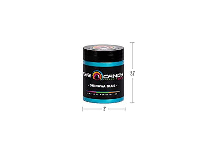 Eye Candy Mica Powder Pigment “Okinawa Blue” (25 gr) Multipurpose DIY Arts and Crafts Additive | Natural Bath Bombs, Resin, Paint, Epoxy, Soap, Nail - WoodArtSupply