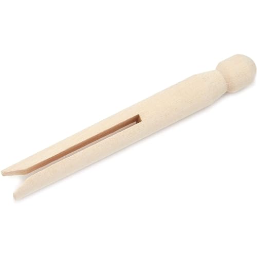 Juvale Wooden Traditional Clothespins (4.3 x 0.5 in, 50 Pack) Juvale