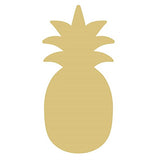Pineapple Cutout Unfinished Wood Fruit Tropical Vacation Island Summer Beach MDF Shape Canvas Style 2 (12") Diverse Woodworking
