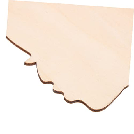 ADOCARN 10pcs Painting Wood Chips Wood Painting Crafts Doll Heads for Crafts African Girl Wooden Slices Wood Head Cutout Crafts for Women Girl Crafts ADOCARN