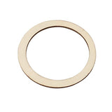 TEHAUX 100pcs Scrapbooking Embellishments Unfinished Wood Circles Wreath Frame Wood Blanks Ring Wooden Linking Rings Charms Unfinished Wood DIY Craft TEHAUX