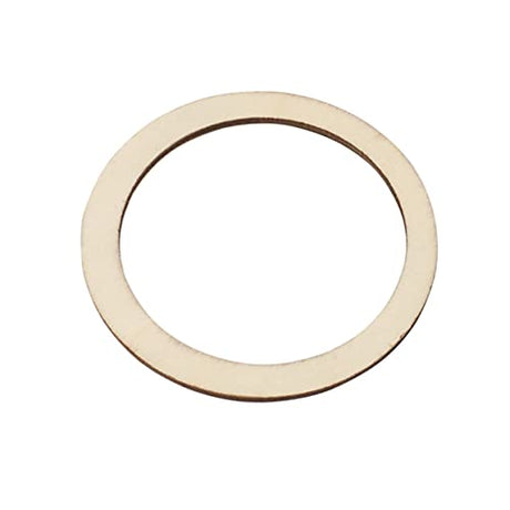 TEHAUX 100pcs Scrapbooking Embellishments Unfinished Wood Circles Wreath Frame Wood Blanks Ring Wooden Linking Rings Charms Unfinished Wood DIY Craft TEHAUX