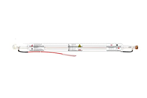 Mssoomm 40W 40 watt Co2 Laser Tube Length 700mm Dia 50mm with Metal Head 3000hr Service Life for CO2 Laser Cutter and Engraver Machine WoodArtSupply