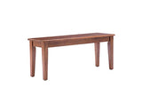 Boraam Shaker Bench, Walnut Boraam