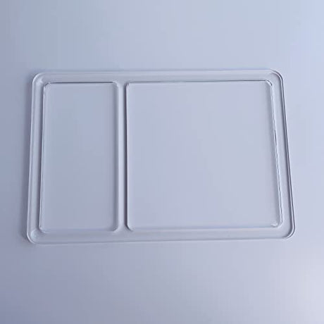 Rectangle 2 Pocket Valet Tray Router Templates, Clear Acrylic Template, Woodworking Router Template Phocaea