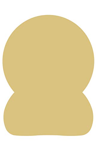 Snow Globe Cutout Unfinished Wood Winter Christmas Holiday Door Hanger MDF Shape Canvas Style 1 Diverse Woodworking