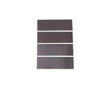 Engraving Plates Blank Anodized Aluminum Assortment 15 Piece, 3-Thicknesses, Black Double Sided Custom Engraving Plates