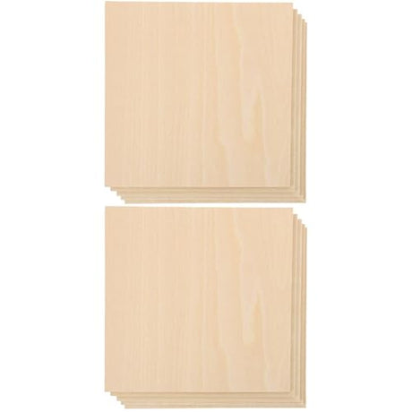 COHEALI 10 pcs Board Wood Rectangles for Crafts Unfinished DIY Wood Planks Craft Wood Planks Grilling Fish Plank Sign Making kit Wood Crafts COHEALI