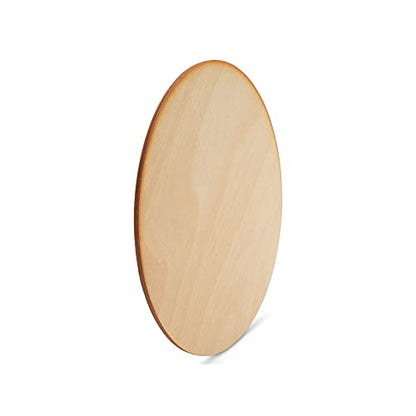 Wood Plywood Circles 6 inch, 1/8 Inch Thick, Round Wood Cutouts, Pack of 5 Baltic Birch Unfinished Wood Plywood Circles For Crafts, By Woodpeckers