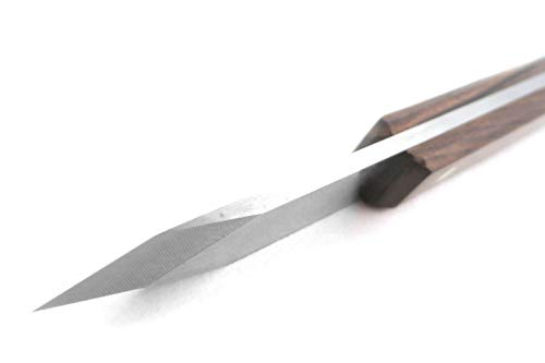 Mikov V2003009 Dual Bevel Marking Knife 0.100 Inch Thick Blade 1/2 inch Wide 1-7/8 Long with Rosewood Handle Stainless Steel Hardened to HRC 57 Mikov