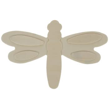 Unpainted Layered Dragonfly Wood Shape Decor - 4 3/8 x 6 7/8 x 1/4 Inch - for Arts and Crafts Woodpile Fun!