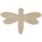 Unpainted Layered Dragonfly Wood Shape Decor - 4 3/8 x 6 7/8 x 1/4 Inch - for Arts and Crafts Woodpile Fun!