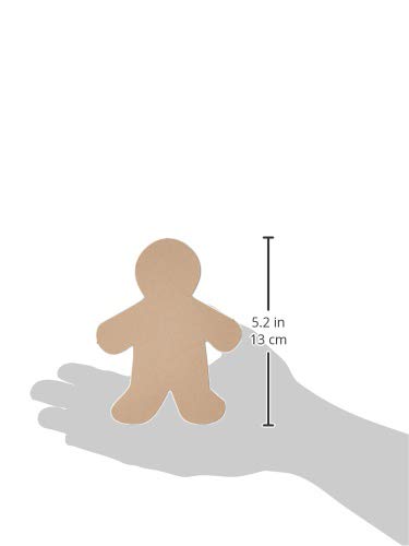 Hygloss Products People Paper Cut Outs Culturally Diverse Family, Cardstock, 5" Wee Kid-24 ct, 5-Inch, Assorted 24 Count Hygloss