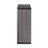 Suncast BMC3000 Cabinet-Resin Construction for Wall Mounted Garage Storage, 30.25" Organizer, Silver/Platinum Suncast