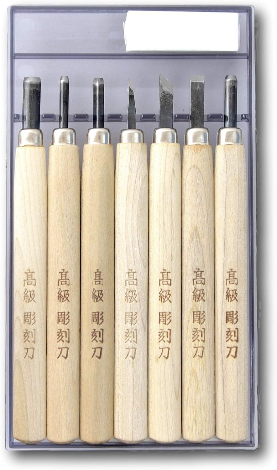 Japanese Wood Carving Tools Set for Beginners (7 Pcs) Made in JAPAN ...
