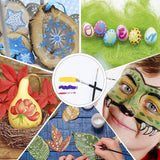 Paint Brushes Set,110Pcs Nylon Hair Brushes for Acrylic Oil Watercolor Artist Professional Painting Kits, Black WoodArtSupply