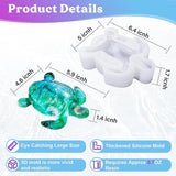 Turtle Shape Resin Molds, 3D Animal Silicone Molds for Epoxy Resin, Large Sea Turtle Marine Art Silicone Resin Molds for Resin Craft, Ocean Theme WoodArtSupply