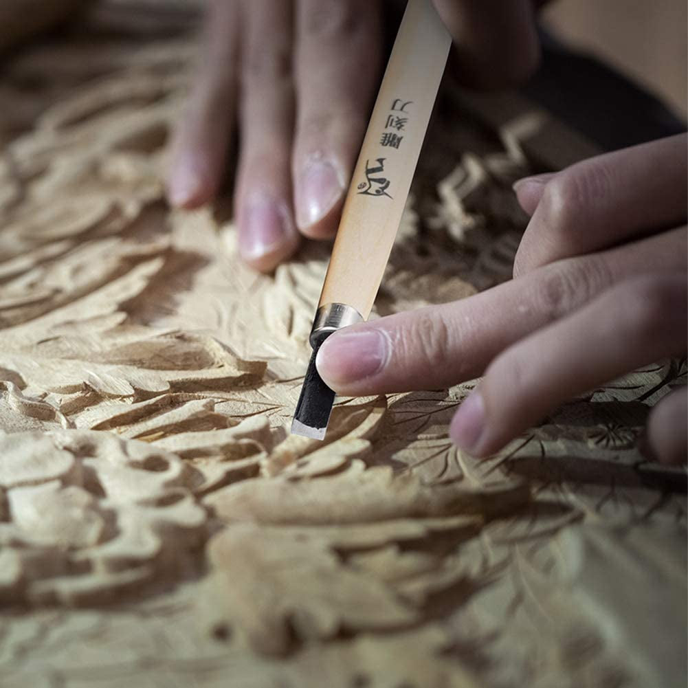 24PCS Wood Knife Kit Set Wood Carving Kit,Professional Chisel Set, Including Small, Middle, Large Size (24PCS) WoodArtSupply