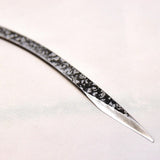 Kiridashi Knife Right Hand 12Mm Curved, Professional Razor Sharp Hand Forged Japanese Carbon Steel Blade Hammered Pattern for Woodworking, Marking, WoodArtSupply