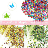 Cellluck Decoration Kit for Resin, Jewelry Making Supplies with Resin Glitters, Sequins, Fruit Slices and Dried Flowers for Resin Art, WoodArtSupply