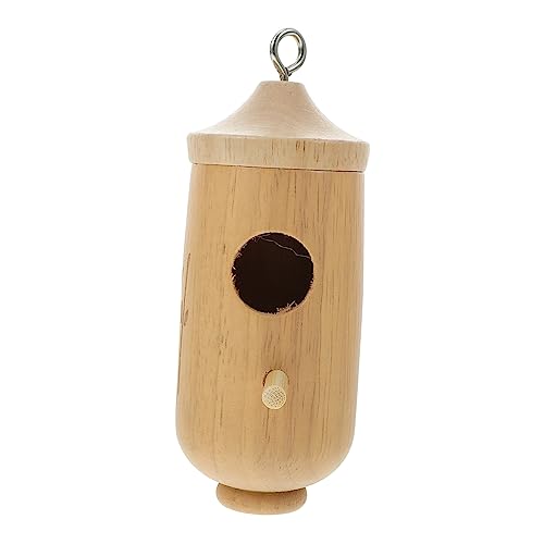 SUPVOX Hummingbird House Rustic Birdhouses Unfinished Birdhouses Outdoor Bird House Bird Breeder Outdoor Bird Aviary Small Outdoor Decoration Hanging SUPVOX