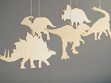 Summer-Ray 20 Wooden Dinosaur Laser Cutout DIY Craft Party Decoration Art Embellishment Room Decoration Summer-Ray.com