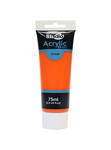 Mont Marte Acrylic Paint Studio 75ml - Orange - WoodArtSupply