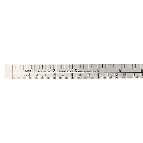 WIN TAPE Workbench Ruler Adhesive Backed Tape Measure 60inch 152cm (Left to Right - Inch/cm) - WoodArtSupply