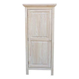 IC International Concepts Single Jelly Cabinet, 51-Inch, Unfinished IC International Concepts