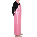 ELEBOX Waterproof Oil Proof Bib Apron Utility Apron Chemical Resistant Apron with Sleeve Work Apron Ultra Lightweight ELEBOX