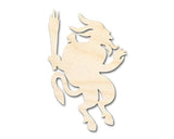 Unfinished Wood Krampus Shape | Craft Cutout | up to 36" DIY 4" / 1/2" 24 Hour Crafts