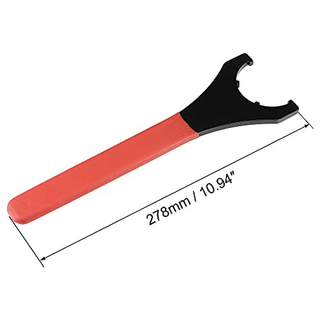 uxcell Collet Chuck Wrench Spanner for ER40UM Clamping Nut CNC Milling Lathe Chuck Holder Tool with Red Non-slip Handle uxcell