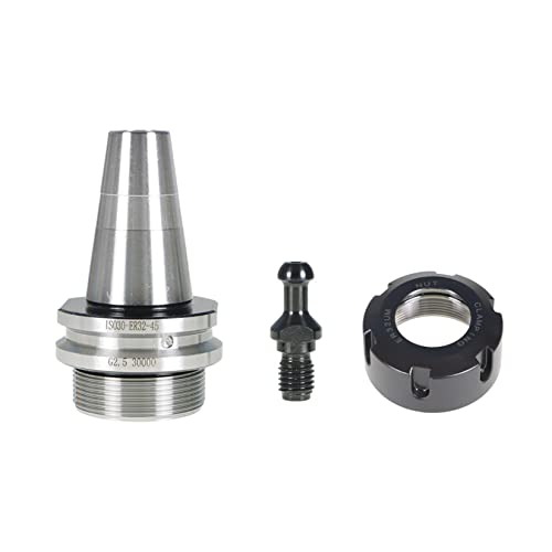 findmall 5Pcs ISO30 ER32-45L Chuck Tool Holder Balance Collet Chuck G2.5 30000RPM CNC Stainless Steel Tool Holder with Pull Stud Milling Lathe Fit findmall
