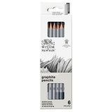 Winsor & Newton Studio Collection Artist Pencils, Graphite Pencils, Set of 6 Winsor & Newton