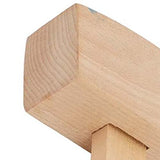 Professional Carpenter Wooden Hammer Wood Tapping 100% Woodworking Tool with Angled Striking Face FTVOGUE