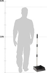 Yangbaga Dust Pans with Long Handle - 39” Heavy Duty Metal Upright Dustpan - Long Handled Stand Up Dustpans - Best Dustpans for Yangbaga