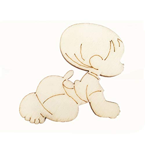 Artibetter 10pcs Unfinished Wooden Cutouts Shapes for DIY Arts and Crafts Projects ARTIBETTER