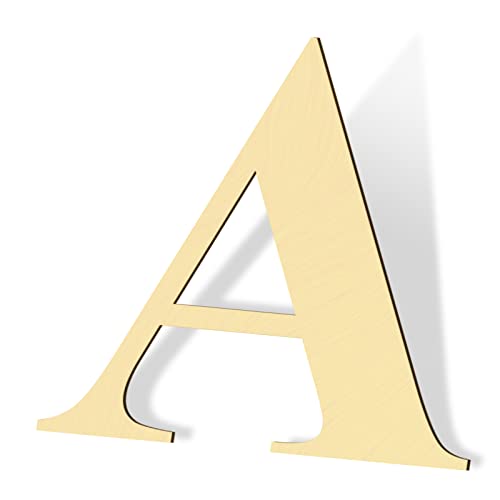 Dvobez 12 Inch Wooden Letters, Solid Wood Letters for Wall Decor, Smooth Surface Wood Letters for Wall Decor, Unfinished Wooden Letters for Home Wall Dvobez