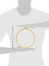 Darice 7" Wood Embroidery Hoop, 7", Natural Darice