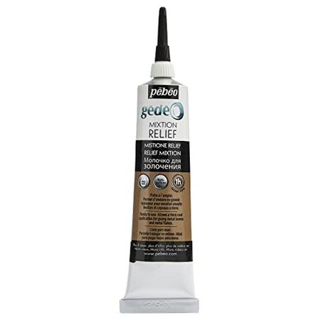 Pebeo Gedeo Mixtion Relief Gilding Paste, 37 ml Tube, Transparent Pebeo
