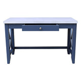 IC International Concepts Hampton Desk, Standard, Blue/Chalk IC International Concepts