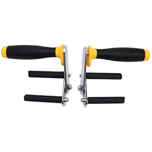 ULTECHNOVO 1 Pair Drywall Tools Carrier Portable Gypsum Board Lifter Handle Carry Load Lifter for Plywood Panel Plasterboard Glass Board ULTECHNOVO