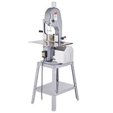 VEVOR Commercial Electric Meat Bandsaw, 1500W Stainless Steel Vertical Bone Sawing Machine, Workbeach 19.3" x 15", 0.16-7.9 Inch Cutting Thickness, VEVOR